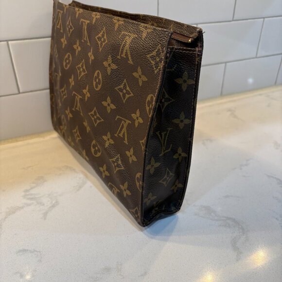 RARE Louis Vuitton Vintage Monogram Toiletry French Company 26 Bag Clutch 1980's - Picture 7 of 13
